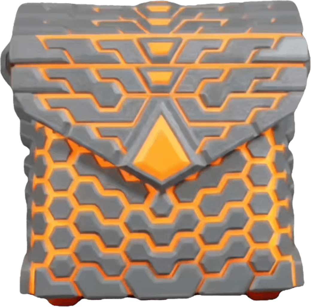 CONCRETE-EMBER — Light Tech Grey / Neon Orange — 3D printed sculptural bag by Variable Objects