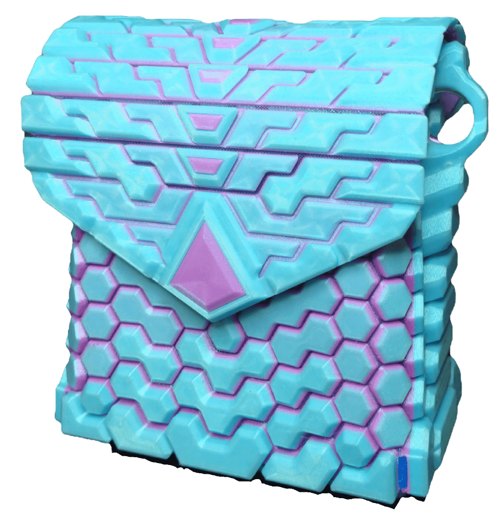 ASTRAL DREAM — Ice Blue / Lavender — 3D printed sculptural bag by Variable Objects