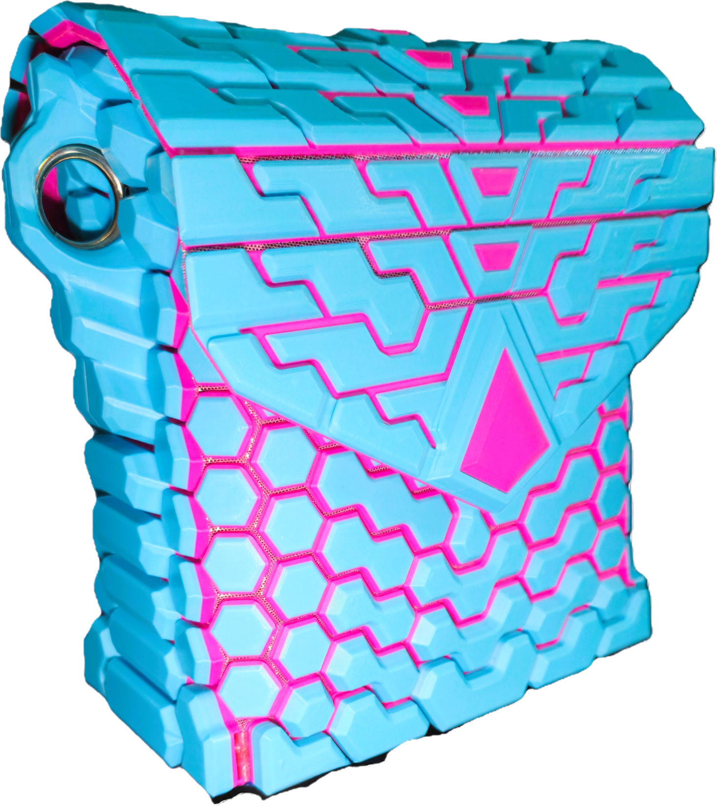 VAPOR-HAZE — Baby Blue / Candy Pink — 3D printed sculptural bag by Variable Objects