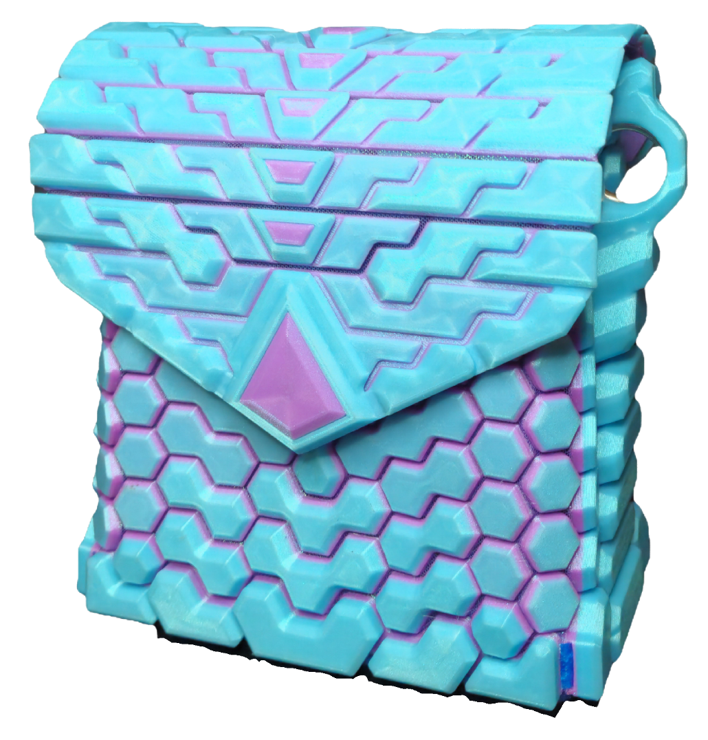 ASTRAL DREAM — Ice Blue / Lavender — 3D printed sculptural bag by Variable Objects